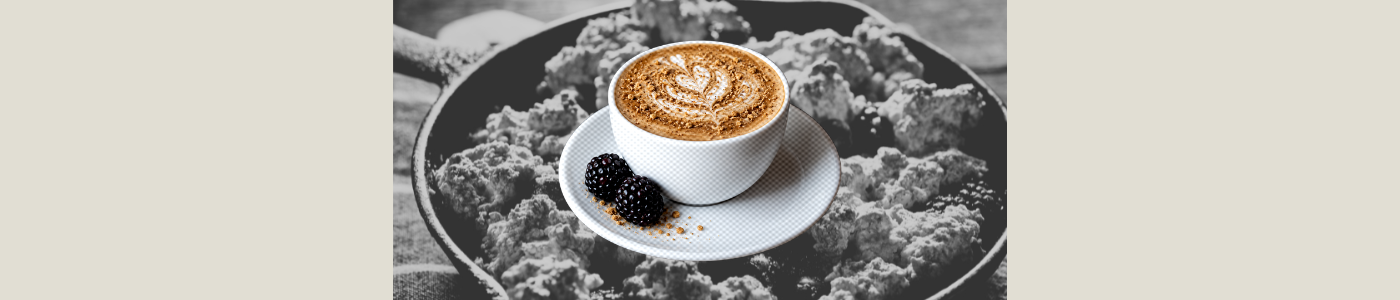 blackberry cobbler latte