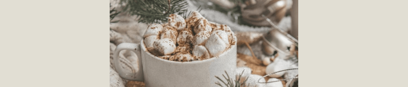 Holiday Latte Staged Photo for Coffee Shop