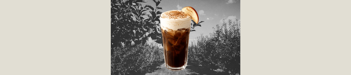 apple butter cold brew with spiced cold foam