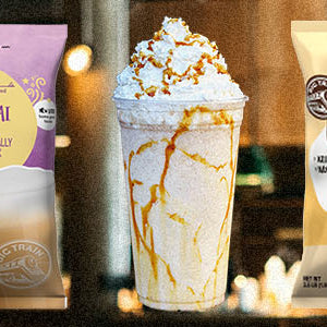 Big Train Blended Beverages in a Coffee Shop