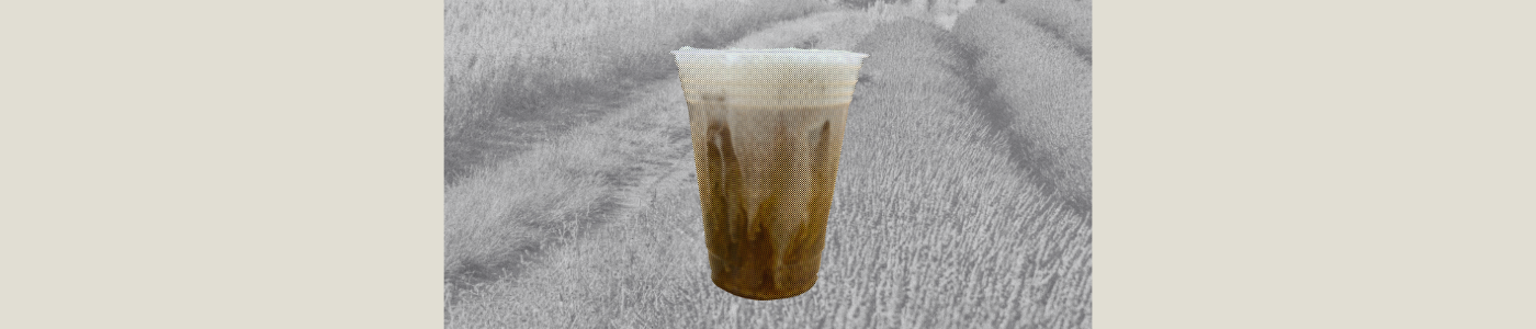 blackberry lavender iced coffee