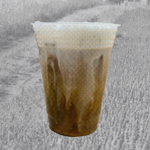 blackberry lavender iced coffee