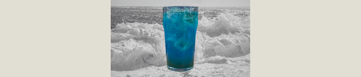 Cool Blue Raspberry Refresher—by Monin