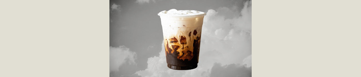 coconut cloud cold brew over clouds