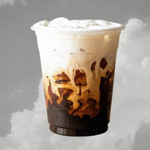coconut cloud cold brew over clouds