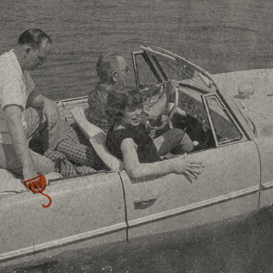 complex conversation boat with coffee