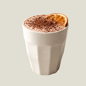 dark chocolate orange latte