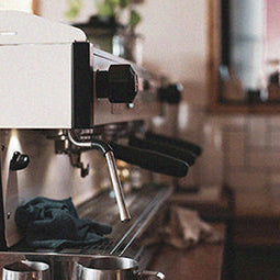 espresso machine and coffee equipment cleaning