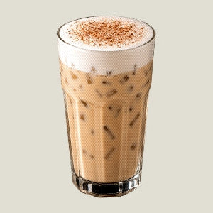 harvest spiced chai with cold foam