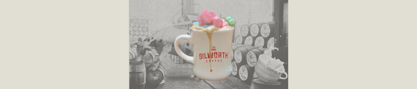 lucky charm inspired latte