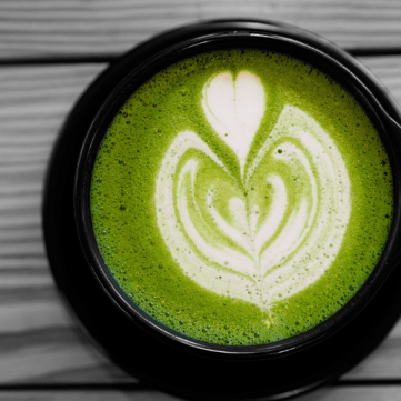 Mint Matcha Cream - March Featured Beverage - Dilworth Coffee