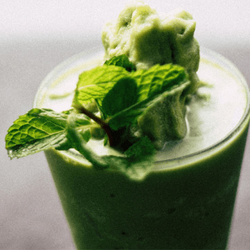 Mint Matcha Freeze - March Featured Beverage - Dilworth Coffee