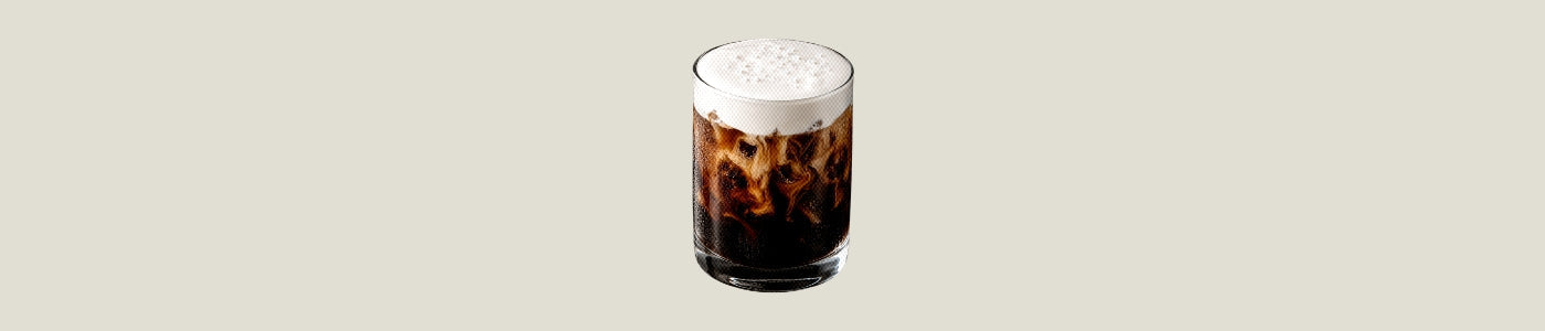 salted pecan cold brew with vanilla cold foam