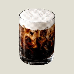 salted pecan cold brew with vanilla cold foam