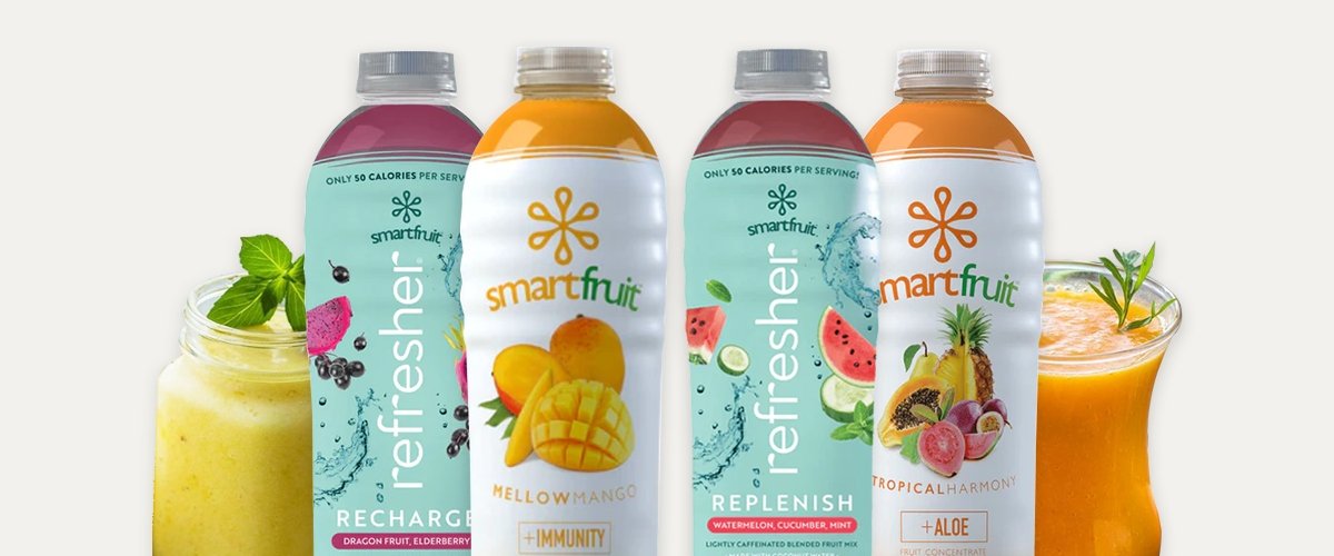 Smartfruit Flyer Smartfruit Natural Smoothies and Refreshers - Dilworth Coffee