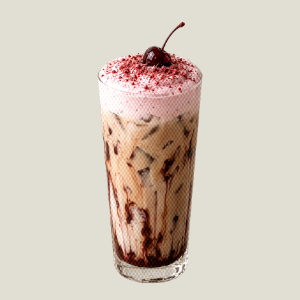 white chocolate cherry mocha