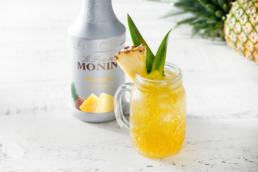 Monin Pineapple Fruit Puree 4 - 1L Bottles (CASE)