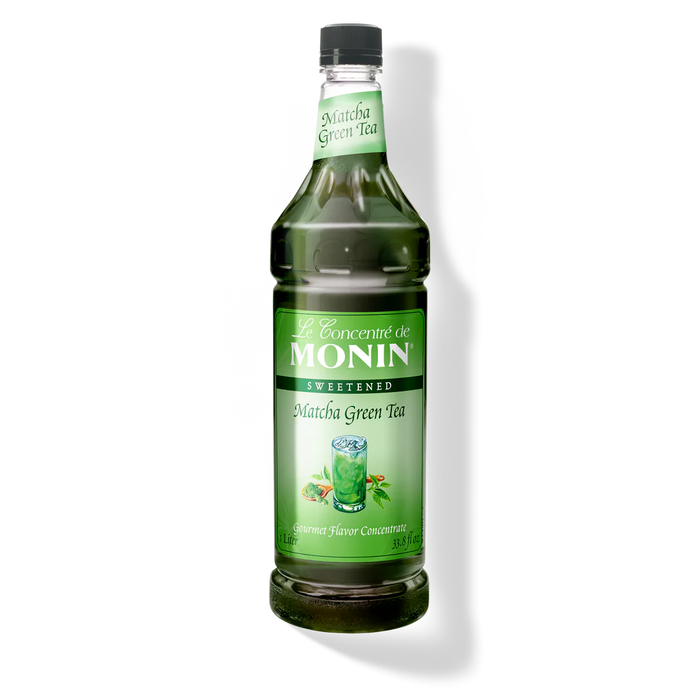 Monin Matcha Green Tea 7:1 Concentrate 4 - 1L Plastic Bottles (CASE)