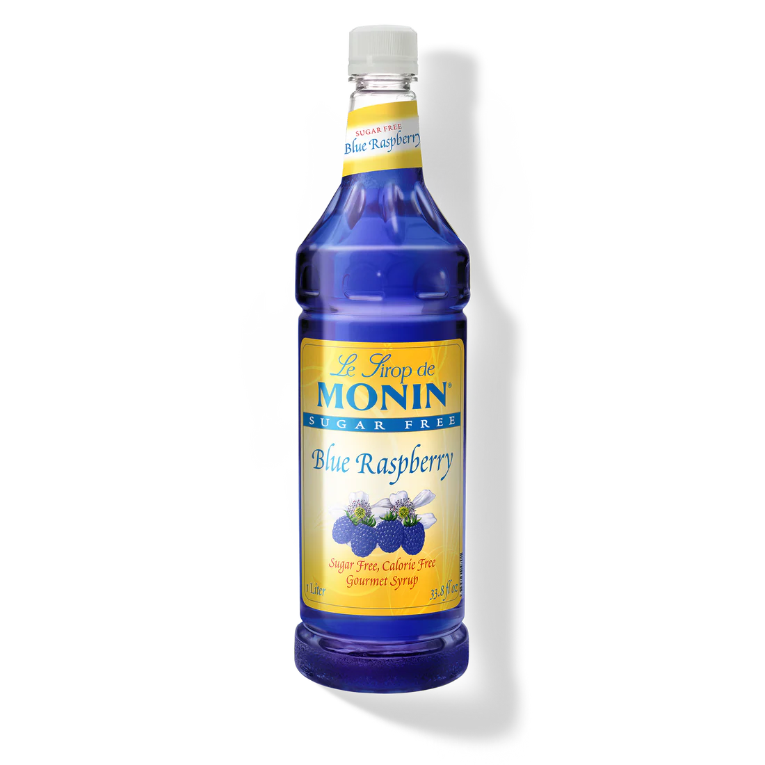 Monin Sugar Free Blue Raspberry Syrup 1L Plastic Bottle - Dilworth Coffee
