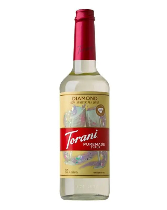 Torani Puremade Diamond Flavoring Syrup 750mL Glass Bottle