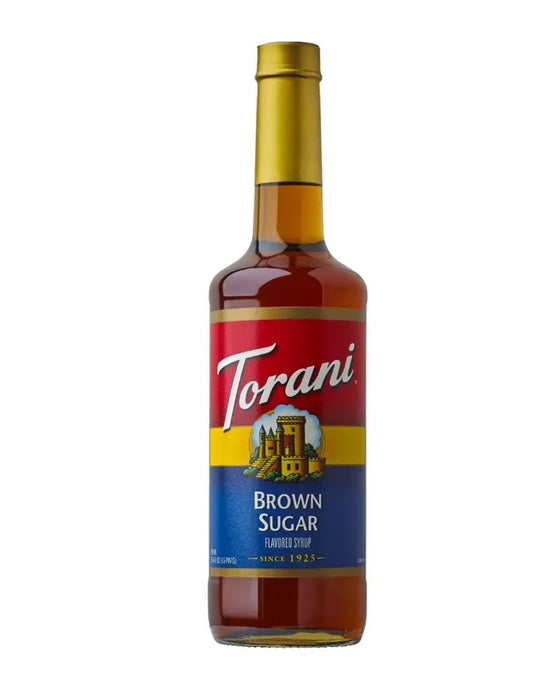 Torani Brown Sugar Flavoring Syrup 750mL Glass Bottle