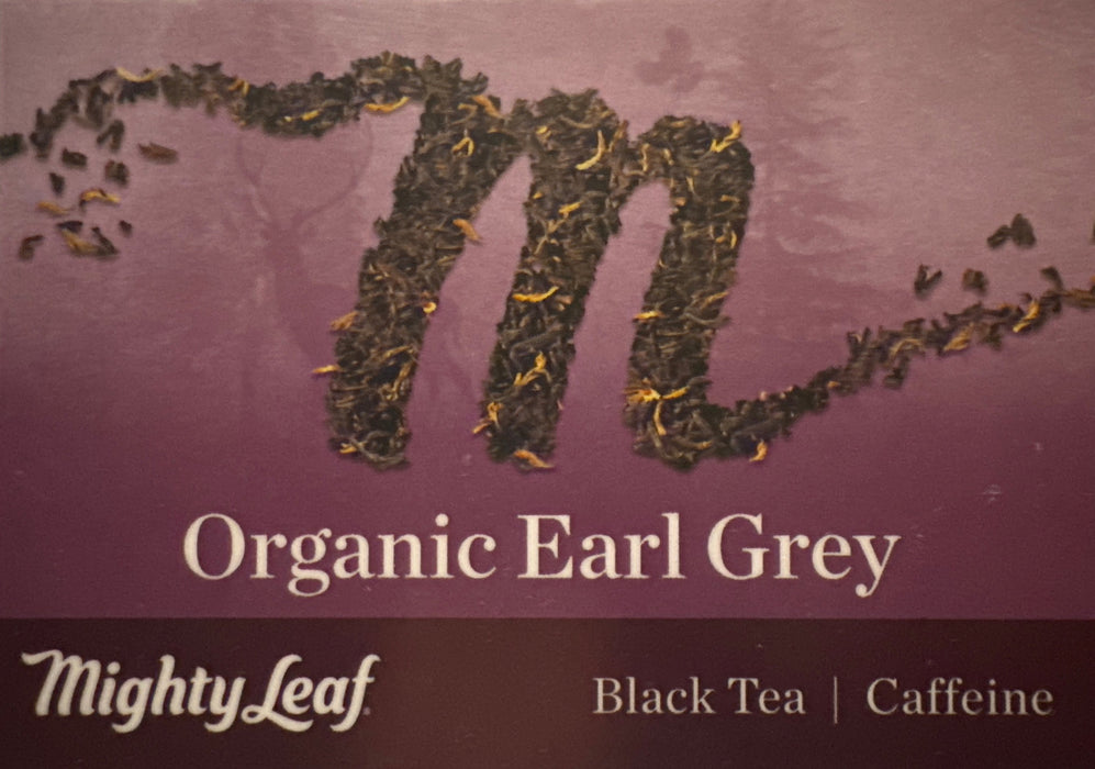 Mighty Leaf Organic Earl Grey - Label