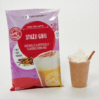 Big Train Spiced Chai Tea Latte Mix 4 - 3.5lb Bags (CASE)