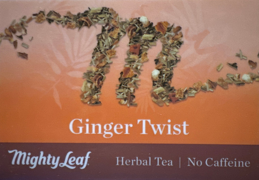 Mighty Leaf Ginger Twist - Label