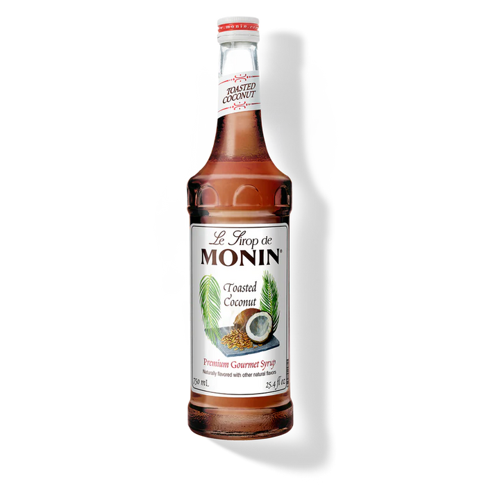 Monin Toasted Coconut Flavoring Syrup 12 - 750mL Glass Bottles (CASE)