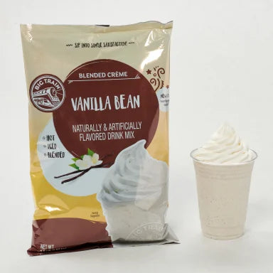 Big Train Vanilla BEAN Blended Creme Frappe Mix 3.5lb Bag