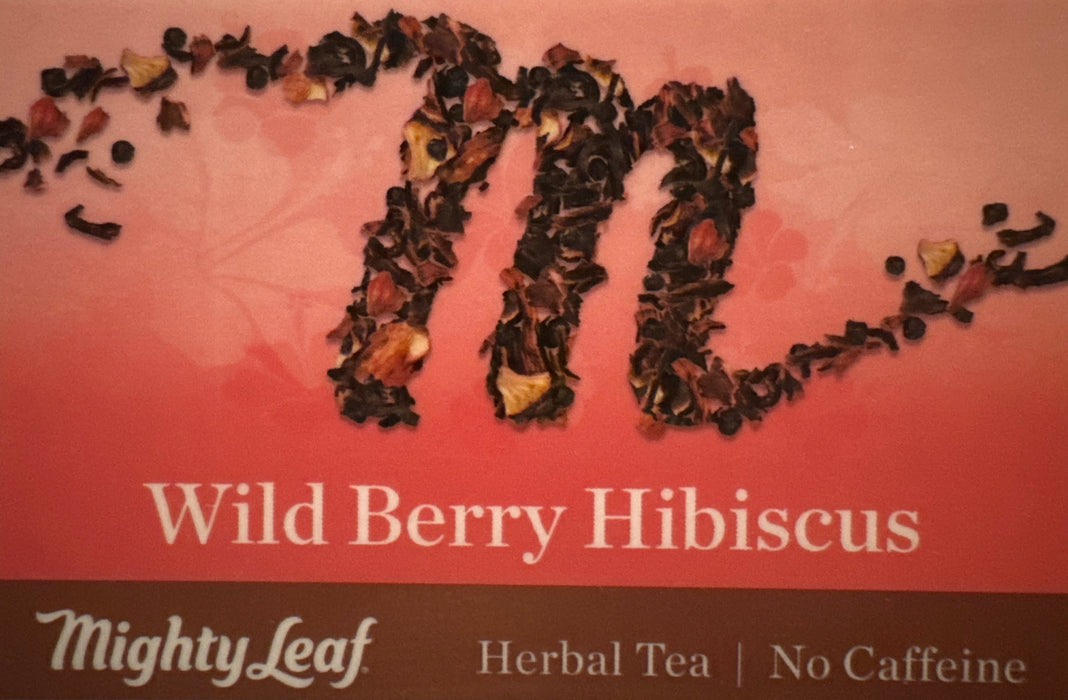 Mighty Leaf Wild Berry Hibiscus - Label