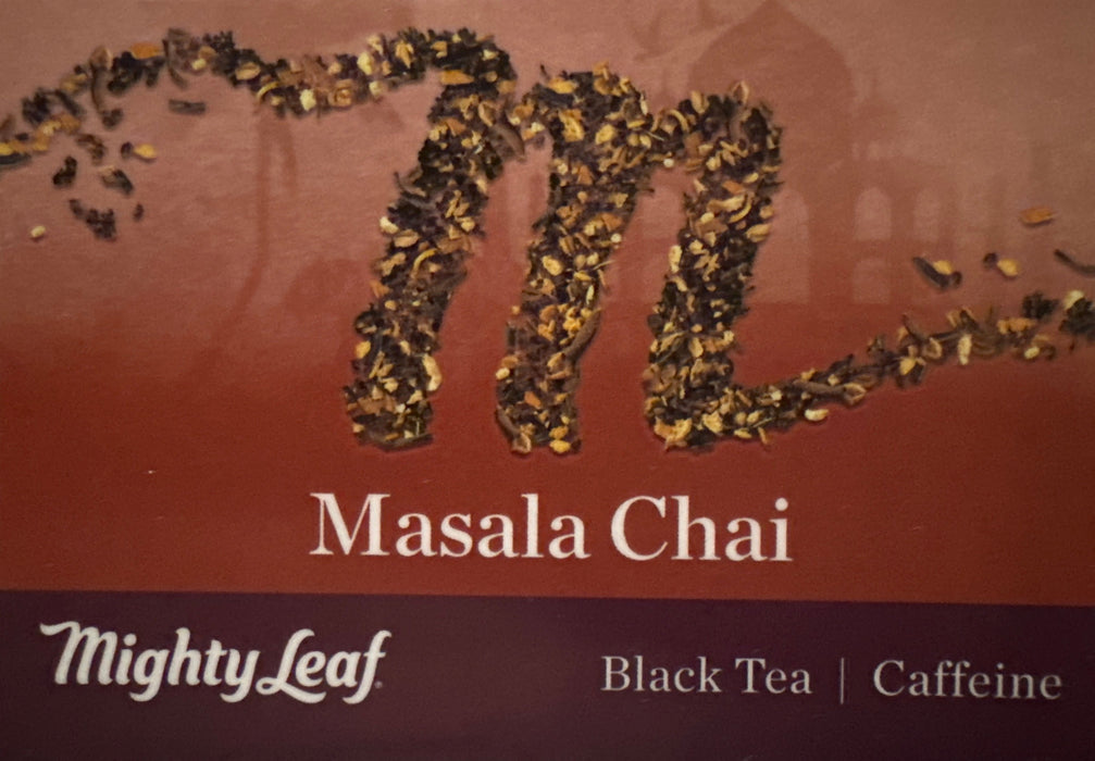 Mighty Leaf Masala Chai - Label