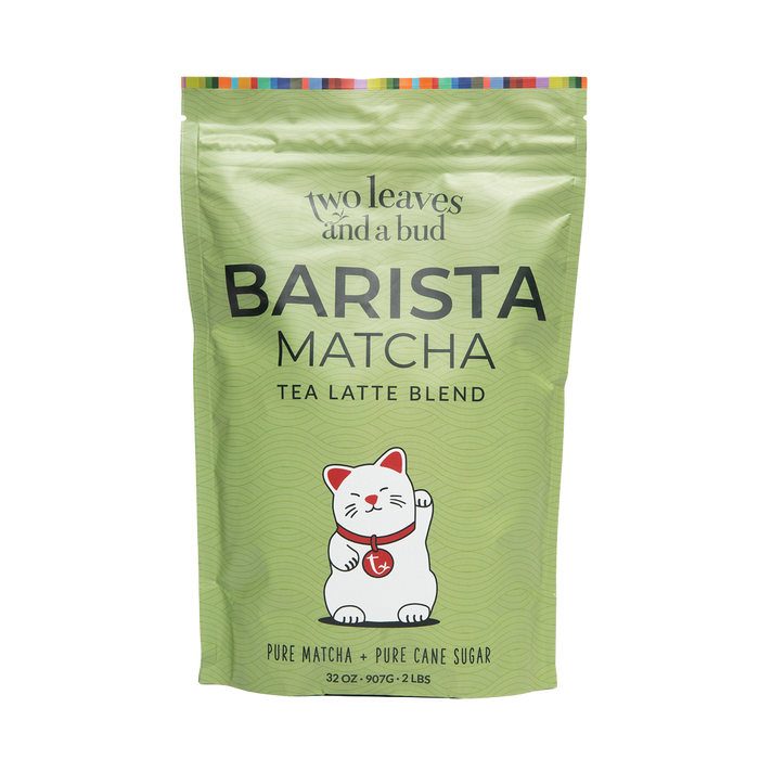 Two Leaves Barista Matcha Red Cat Cafe Blend 907g Bag