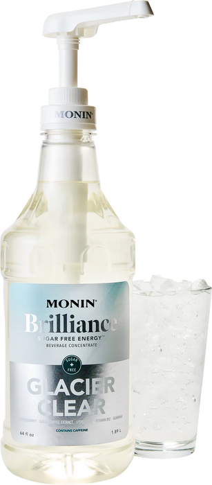 Monin Sugar Free Glacier Clear Energy  64oz Bottle