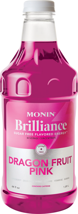 Monin Sugar Free Dragon Fruit Pink Energy  64oz Bottle