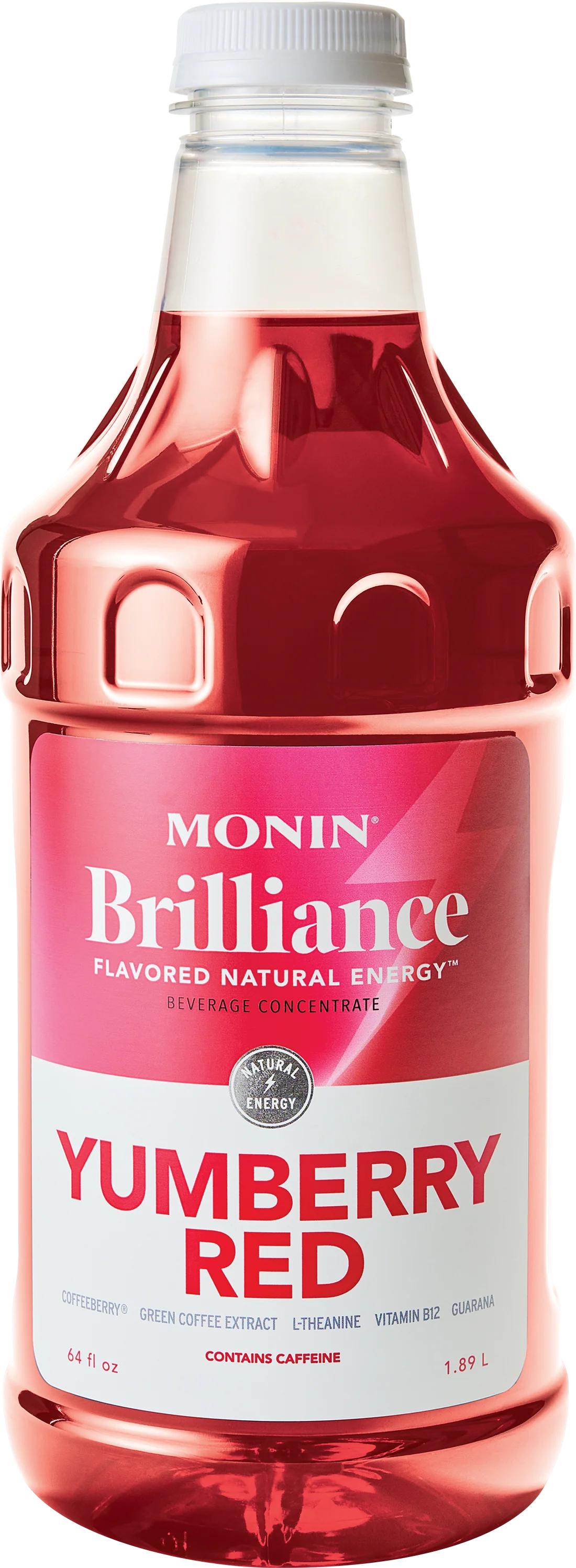 ノンセリュウドリンク NEW Monin Yumberry Red Energy 64oz Bottle - Dilworth Coffee