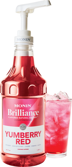 Monin Yumberry Red Energy  64oz Bottle