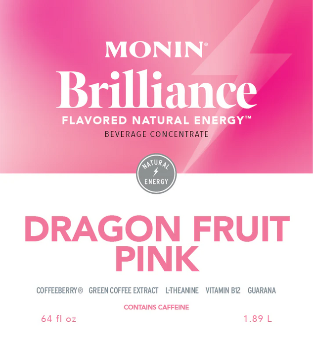 Monin Dragon Fruit Pink Energy  64oz Bottle