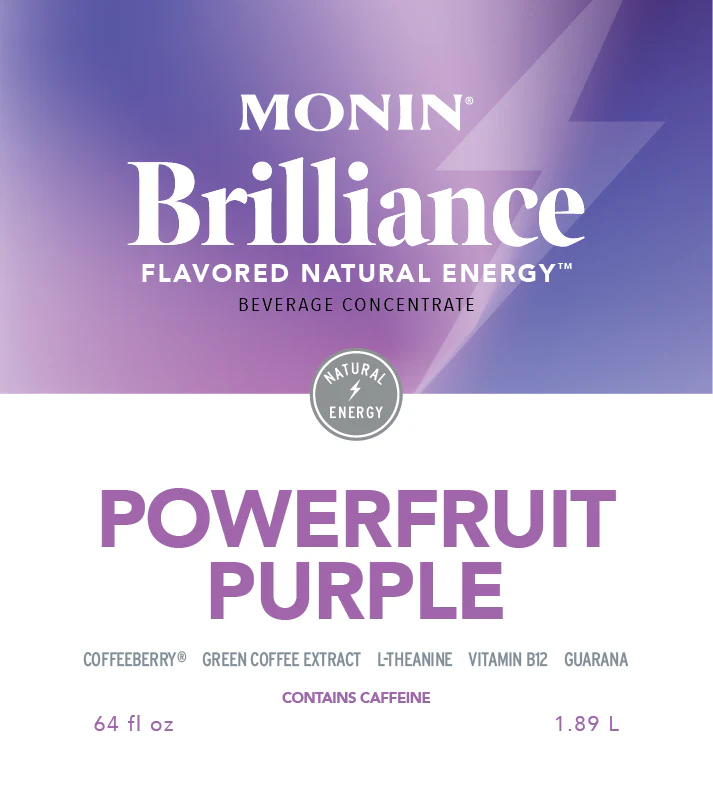 Monin Powerfruit Purple Energy 64oz Bottle - Dilworth Coffee