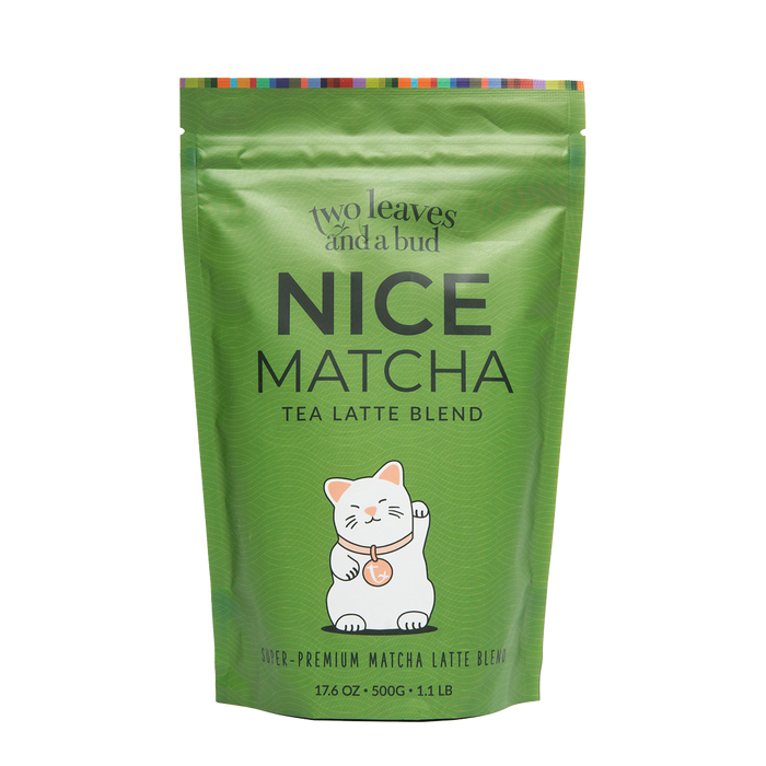 Two Leaves Nice Matcha Tea Latte Blend 6 - 500g Bags (CASE)
