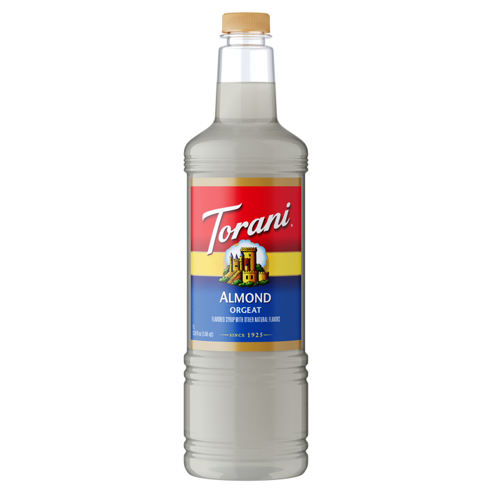 Torani Almond (Orgeat) Flavoring Syrup 1L Plastic Bottle