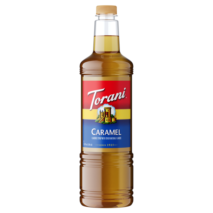 Torani Caramel Flavoring Syrup 1L Plastic Bottle syrup