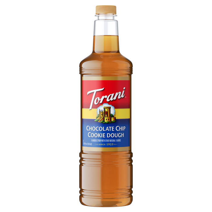 Torani Chocolate Chip Cookie Dough Flavoring Syrup 1L Plastic Bottle