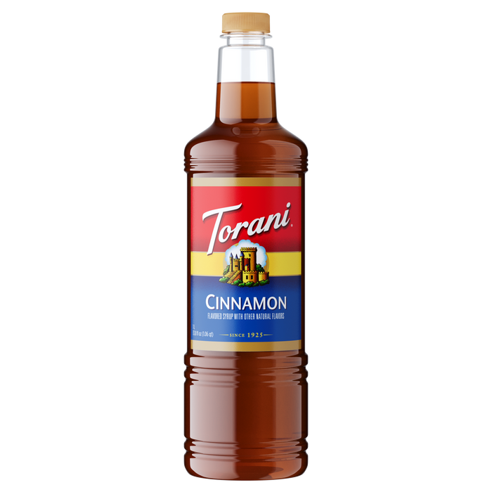 Torani Cinnamon Flavoring Syrup 1L Plastic Bottle
