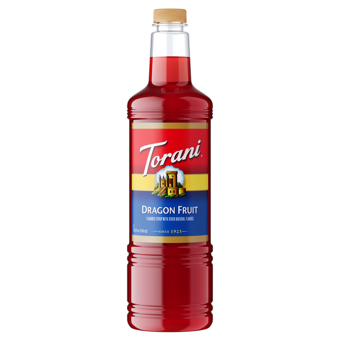 Torani Dragon Fruit Flavoring Syrup 1L Plastic Bottle