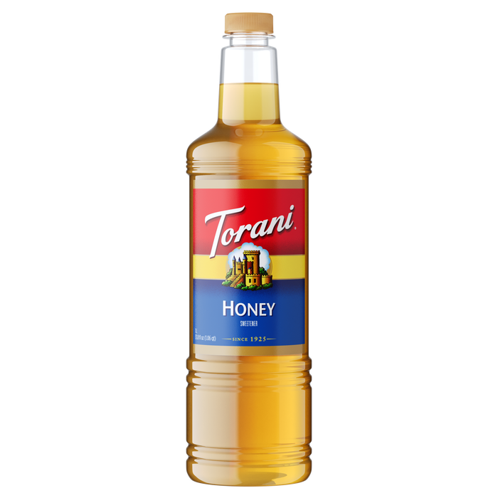 Torani Honey Sweetener Flavoring Syrup 1L Plastic Bottle