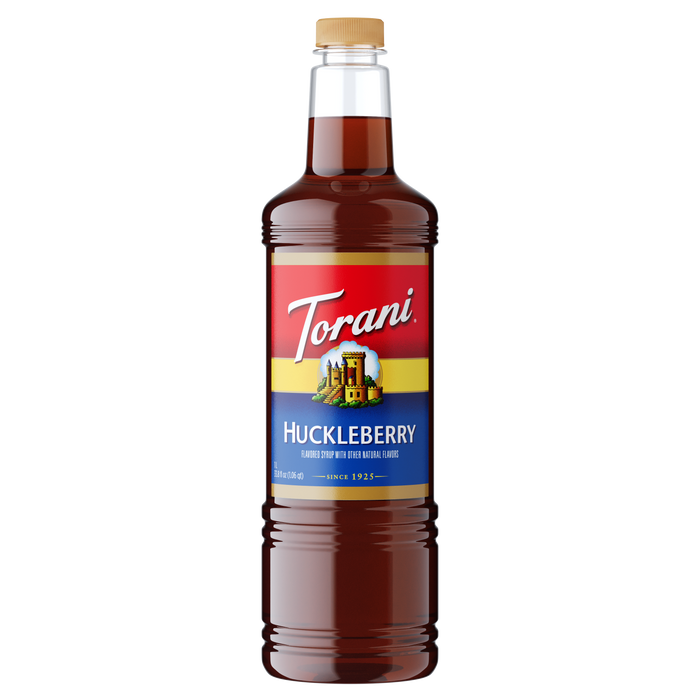 Torani Huckleberry Flavoring Syrup 1L Plastic Bottle