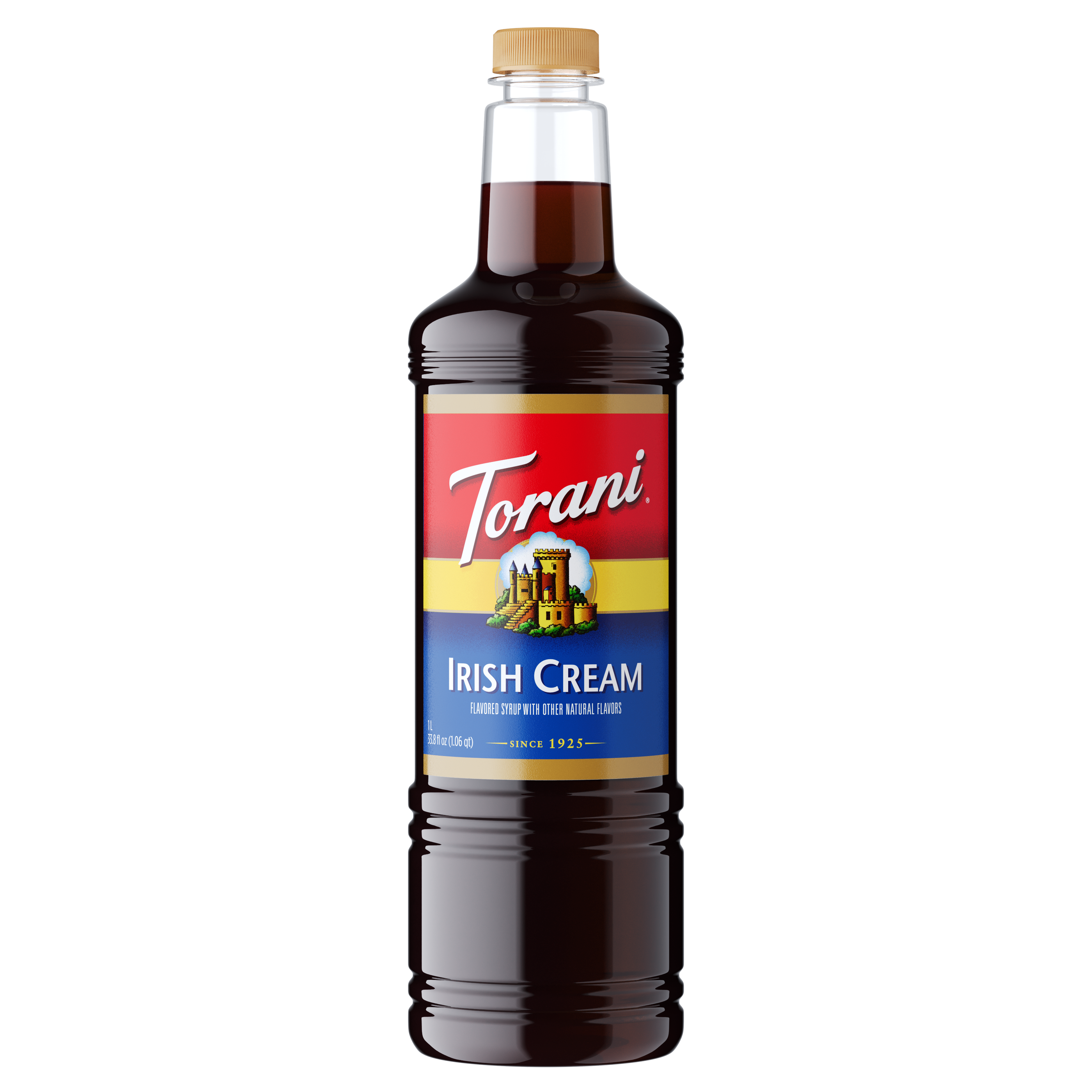 Torani Irish Cream Flavoring Syrup 1L Plastic Bottle - Dilworth Coffee
