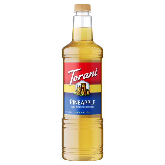 Torani Pineapple Flavoring Syrup 1L Plastic Bottle