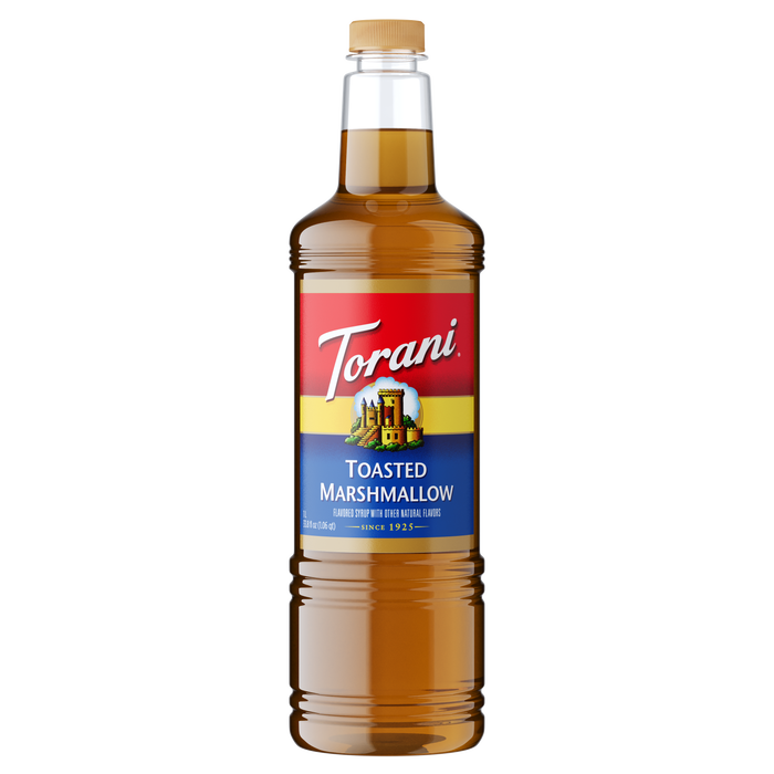 Torani Toasted Marshmallow Flavoring Syrup 1L Plastic Bottle